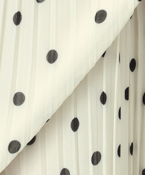 Spick & Span(スピックアンドスパン)の「《一部店舗+WEB限定》ドットプリーツイージースカート(スカート・レディース・その他2/マルチ・36/38)」の4枚目の写真