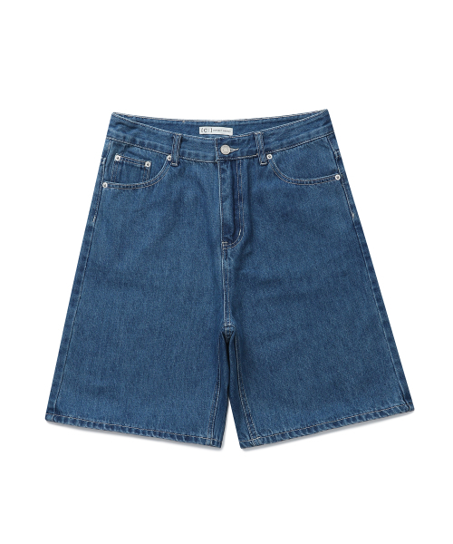 CONNECT KINLOCH(コネクトキンロック)の「スタンダードデニムハーフパンツ(ブルー)(その他パンツ・メンズ・その他・LARGE/X-LARGE/XX-LARGE/MEDIUM)」の1枚目の写真