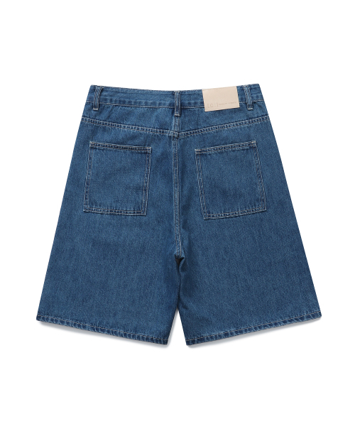 CONNECT KINLOCH(コネクトキンロック)の「スタンダードデニムハーフパンツ(ブルー)(その他パンツ・メンズ・その他・LARGE/X-LARGE/XX-LARGE/MEDIUM)」の2枚目の写真