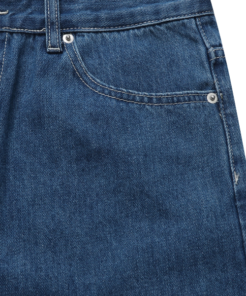 CONNECT KINLOCH(コネクトキンロック)の「スタンダードデニムハーフパンツ(ブルー)(その他パンツ・メンズ・その他・LARGE/X-LARGE/XX-LARGE/MEDIUM)」の4枚目の写真