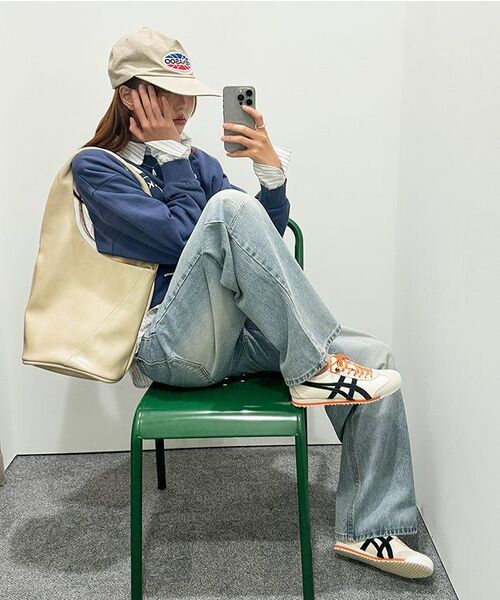 PHYSICAL DEPARTMENT(フィジカル デパートメント)の「ダートウォッシングデニムパンツ_ライトブルー(デニムパンツ・レディース・その他・LARGE/MEDIUM/SMALL/X-LARGE)」の12枚目の写真