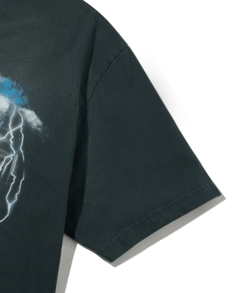 PHYPS MOTORCYCLE（フィップスモーターサイクル）の「Lighting Hunter Cub Short Sleeve Charcoal（Tシャツ/カットソー・レディース・その他・SMALL/MEDIUM/LARGE/X-LARGE）」の6枚目の写真