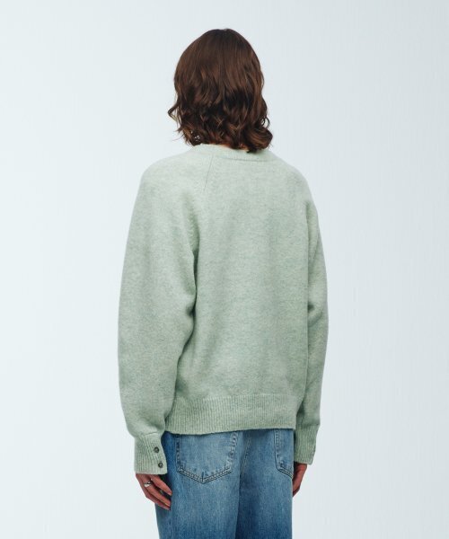 KNITTED（ニッティド）の「シェギドック ウール100% ラウンドニット ミント（ニット/セーター・レディース・その他・MEDIUM/LARGE/X-LARGE）」の5枚目の写真