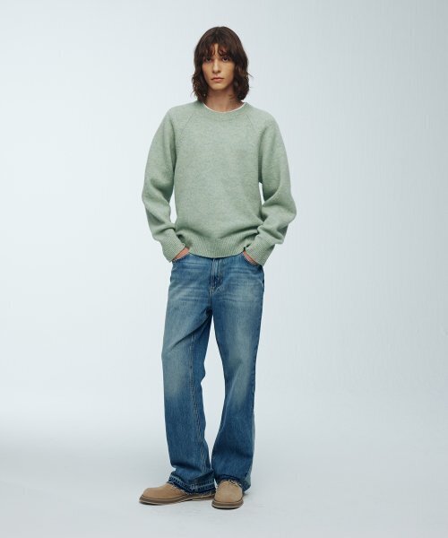 KNITTED（ニッティド）の「シェギドック ウール100% ラウンドニット ミント（ニット/セーター・レディース・その他・MEDIUM/LARGE/X-LARGE）」の7枚目の写真