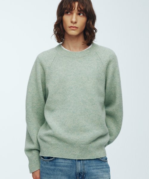 KNITTED（ニッティド）の「シェギドック ウール100% ラウンドニット ミント（ニット/セーター・レディース・その他・MEDIUM/LARGE/X-LARGE）」の9枚目の写真