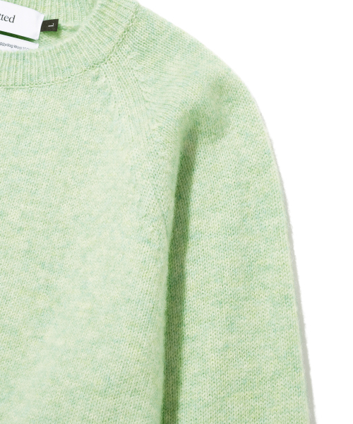 KNITTED（ニッティド）の「シェギドック ウール100% ラウンドニット ミント（ニット/セーター・レディース・その他・MEDIUM/LARGE/X-LARGE）」の11枚目の写真