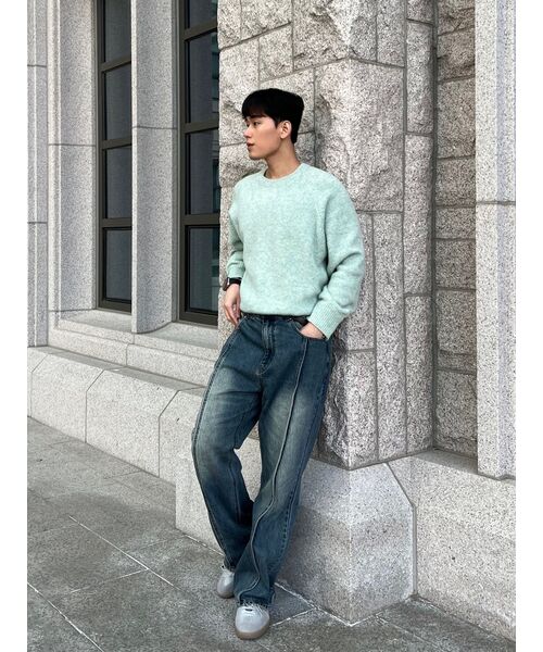 KNITTED（ニッティド）の「シェギドック ウール100% ラウンドニット ミント（ニット/セーター・レディース・その他・MEDIUM/LARGE/X-LARGE）」の21枚目の写真
