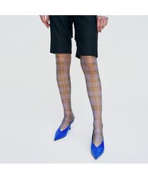KIMZISU（キムジス）の「Plaid Check Stocking _ BLUE（タイツ/ストッキング）」