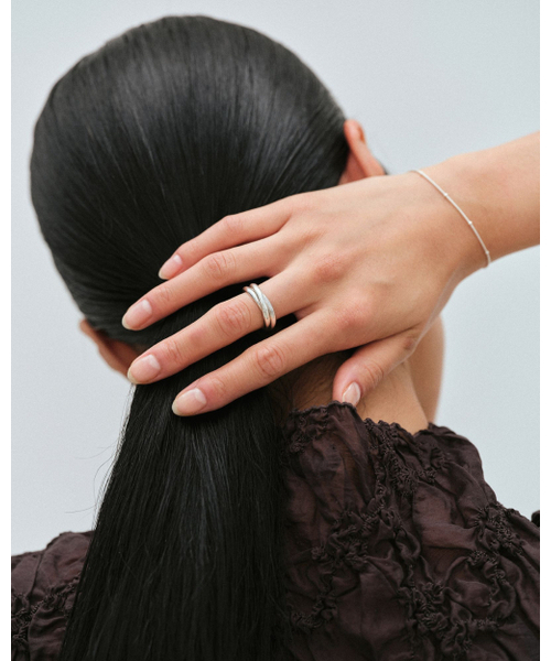 ANOTHERLAYER(アナザーレイヤー)の「Triple Band Ring (silver925)(リング・レディース・その他・15 /13/11/9)」の2枚目の写真