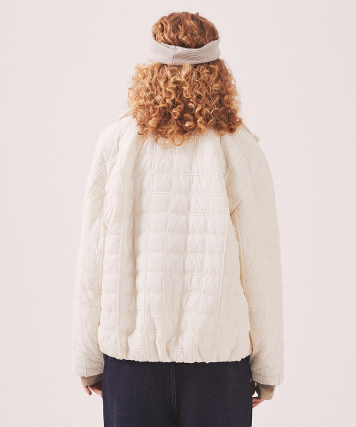MENASOO(ミナス)の「MNS Short Puffer Jacket_Ivory(ダウンジャケット/コート・レディース・アイボリー・F)」の4枚目の写真