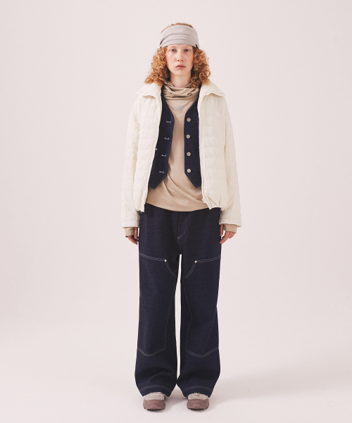 MENASOO(ミナス)の「MNS Short Puffer Jacket_Ivory(ダウンジャケット/コート・レディース・アイボリー・F)」の5枚目の写真