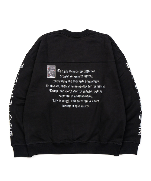BLACK BLOND(ブラック ブロンド)の「ビビディ クラッシュドフェイス スウェットシャツ (ブラック)(スウェット・レディース・その他・MEDIUM/LARGE/X-LARGE)」の2枚目の写真