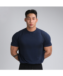 RVD（アールブイディー）の「Plain Modal Muscle Fit Short Sleeve T-shirt (Navy)（Tシャツ/カットソー・メンズ）」