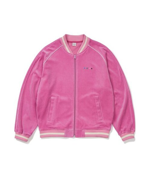 [Mmlg] VELOUR SPORT JUMPER (PINK)