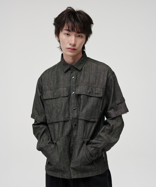KZM（ケージエム）の「アウトポケットツーウェイシャケット（ナイロンジャケット・メンズ・その他・SMALL/MEDIUM/LARGE/X-LARGE/XX-LARGE/XXX-LARGE）」の8枚目の写真