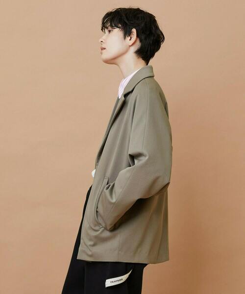 FRAPBOIS(フラボア)の「ブレイザー ジャケット(テーラードジャケット・レディース・ネイビー/グレイッシュベージュ・1/2)」の16枚目の写真