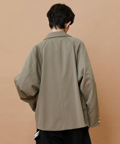 FRAPBOIS(フラボア)の「ブレイザー ジャケット(テーラードジャケット・レディース・ネイビー/グレイッシュベージュ・1/2)」の17枚目の写真