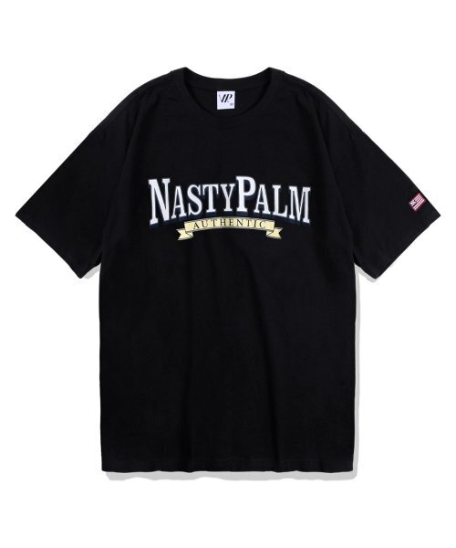 NP STUDIO(エヌピースタジオ)の「アセンティックポイントロゴTシャツブラック(Tシャツ/カットソー・レディース・その他・MEDIUM/LARGE/X-LARGE)」の1枚目の写真