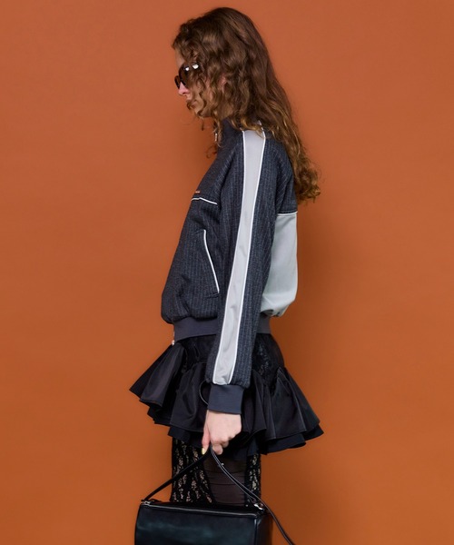 MAISON SPECIAL(メゾンスペシャル)の「【PRE-ORDER】Lily Hem Tunic/リリーヘムチュニック(チュニック・レディース・ホワイト/ブラック・FREE)」の4枚目の写真