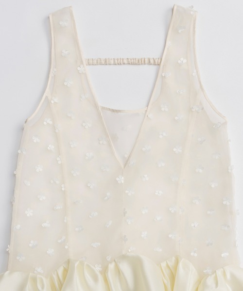 MAISON SPECIAL(メゾンスペシャル)の「【PRE-ORDER】Lily Hem Tunic/リリーヘムチュニック(チュニック・レディース・ホワイト/ブラック・FREE)」の9枚目の写真