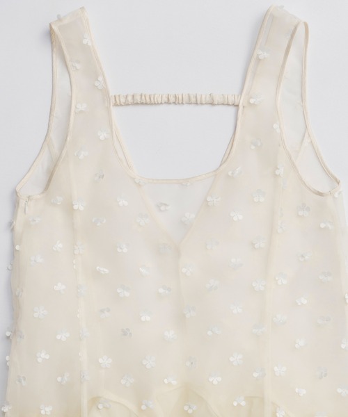 MAISON SPECIAL(メゾンスペシャル)の「【PRE-ORDER】Lily Hem Tunic/リリーヘムチュニック(チュニック・レディース・ホワイト/ブラック・FREE)」の12枚目の写真