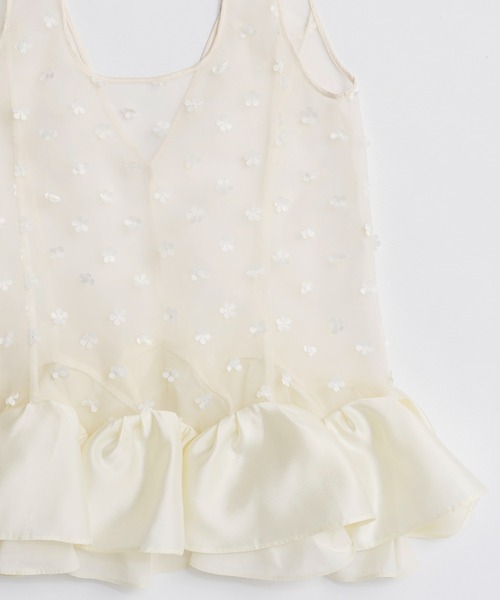 MAISON SPECIAL(メゾンスペシャル)の「【PRE-ORDER】Lily Hem Tunic/リリーヘムチュニック(チュニック・レディース・ホワイト/ブラック・FREE)」の13枚目の写真