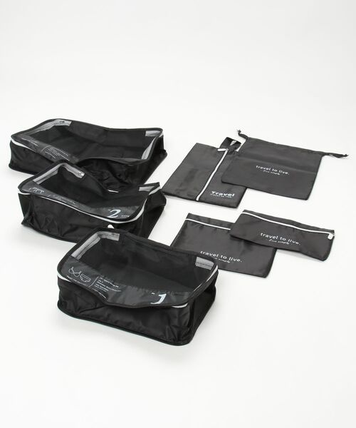セール】トラベルポーチ 7点セット ポーチ メッシュ 旅行収納ポーチ