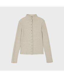 High-neck Long Sleeve (Beige)