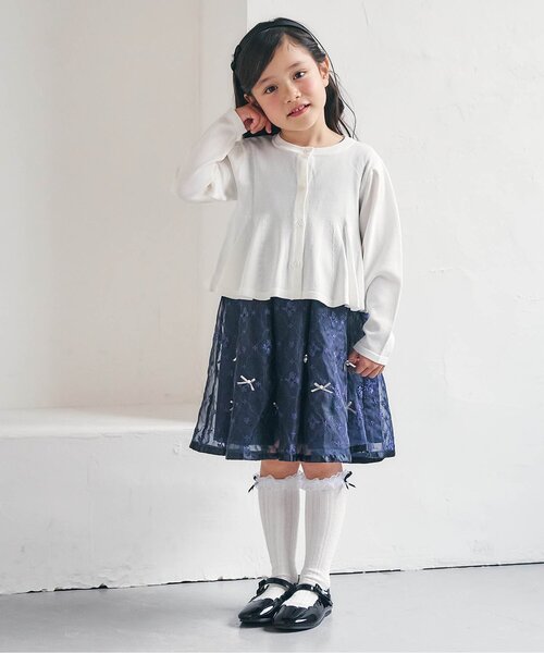 apres les cours(アプレレクール)の「スカラップリボンパンプス(パンプス・キッズ・ゴールド/ブラック/アイボリー・15 /16/17/18/19/20/14)」の6枚目の写真