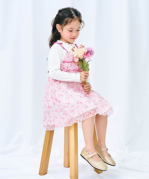 apres les cours(アプレレクール)の「スカラップリボンパンプス(パンプス・キッズ・ゴールド/ブラック/アイボリー・15 /16/17/18/19/20/14)」の15枚目の写真