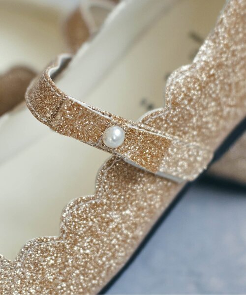 apres les cours（アプレレクール）の「スカラップリボンパンプス（パンプス・キッズ・ゴールド/ブラック/アイボリー・15 /16/17/18/19/20/14）」の15枚目の写真