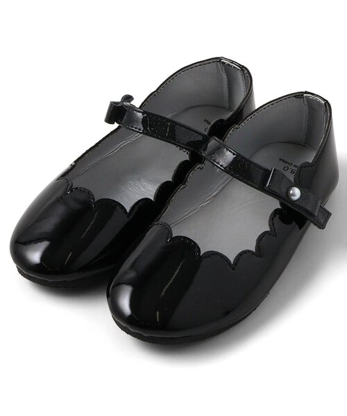 apres les cours（アプレレクール）の「スカラップリボンパンプス（パンプス・キッズ・ゴールド/ブラック/アイボリー・15 /16/17/18/19/20/14）」の13枚目の写真