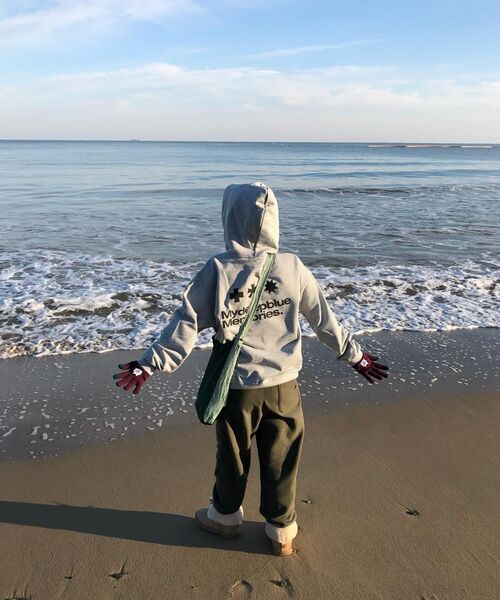 mydeepbluememories（マイディープブルーメモリーズ）の「(zp) MM SYMBOL LOGO 2WAY ZIP-UP (GREY)（パーカー・レディース・グレー・FREE/LARGE）」の10枚目の写真
