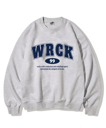 WRCK アーチロゴ スウェットシャツ_ダークグレー