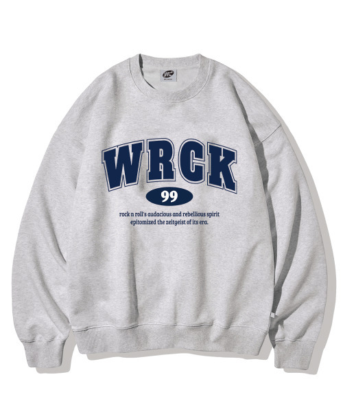 WILDROCK(ワイルドロック)の「WRCK アーチロゴ スウェットシャツ_ダークグレー(スウェット・メンズ・その他・LARGE/MEDIUM/SMALL)」の1枚目の写真
