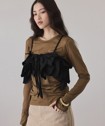 ベスト（ブラック/黒色系・フリル）ファッション通販 - ZOZOTOWN