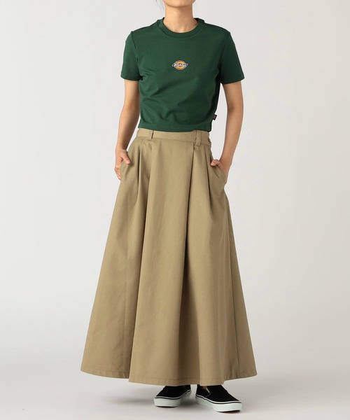 Dickies（ディッキーズ）の「Dickies/ディッキーズ フレアスカート/ミリタリースカート（スカート・レディース・ブラック/カーキ・SMALL/MEDIUM）」の20枚目の写真