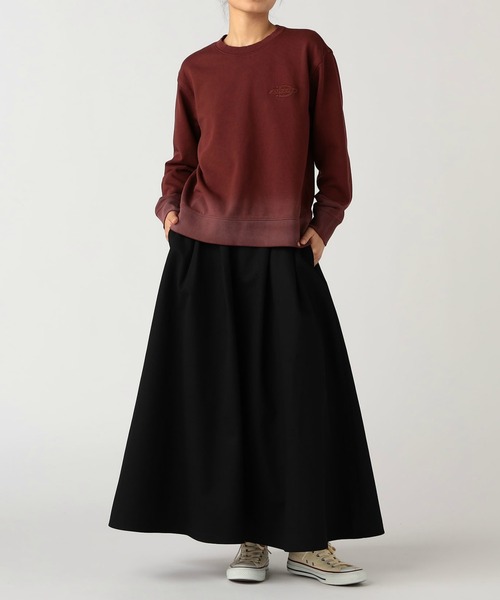 Dickies（ディッキーズ）の「Dickies/ディッキーズ フレアスカート/ミリタリースカート（スカート・レディース・ブラック/カーキ・SMALL/MEDIUM）」の3枚目の写真