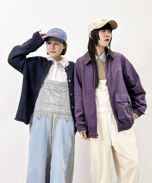 niko and...（ニコアンド）の「[MODE NORM CORE] デニムパッチワークサロペ（サロペット/オーバーオール・レディース・ブラック/グレー/アイボリー・MEDIUM/LARGE）」の6枚目の写真