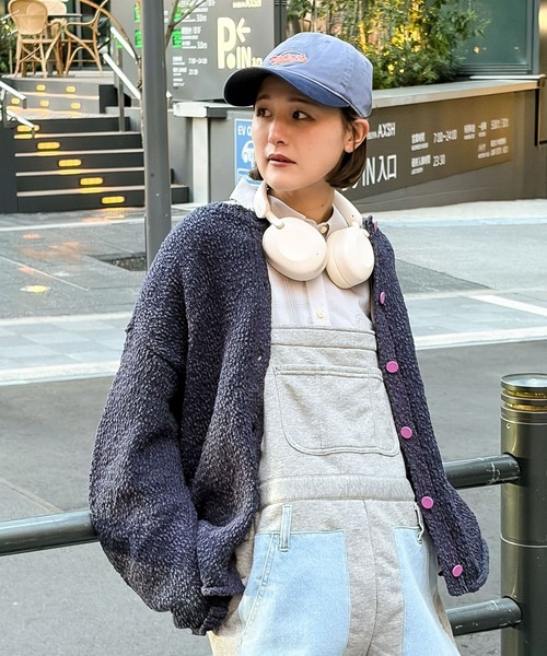 niko and...（ニコアンド）の「[MODE NORM CORE] デニムパッチワークサロペ（サロペット/オーバーオール・レディース・ブラック/グレー/アイボリー・MEDIUM/LARGE）」の11枚目の写真