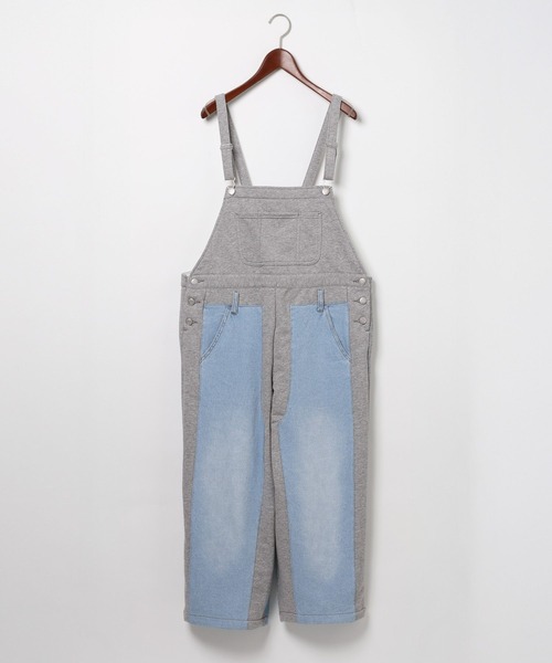 niko and...（ニコアンド）の「[MODE NORM CORE] デニムパッチワークサロペ（サロペット/オーバーオール・レディース・ブラック/グレー/アイボリー・MEDIUM/LARGE）」の21枚目の写真