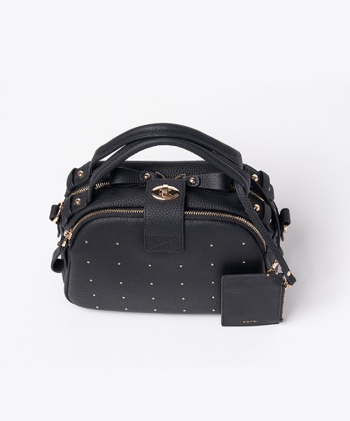 HAYNI（ヘイニ）の「Nene Loche Dot ネネロシェ ドット（ショルダーバッグ・レディース・グレー系/ブラウン系/ブラック×ゴールド・FREE）」の11枚目の写真