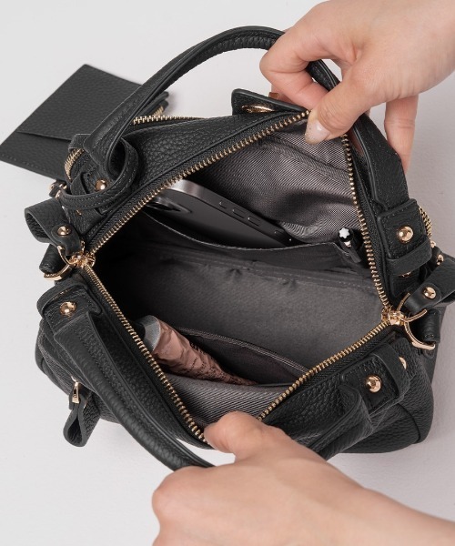 HAYNI（ヘイニ）の「Nene Loche Dot ネネロシェ ドット（ショルダーバッグ・レディース・グレー系/ブラウン系/ブラック×ゴールド・FREE）」の22枚目の写真