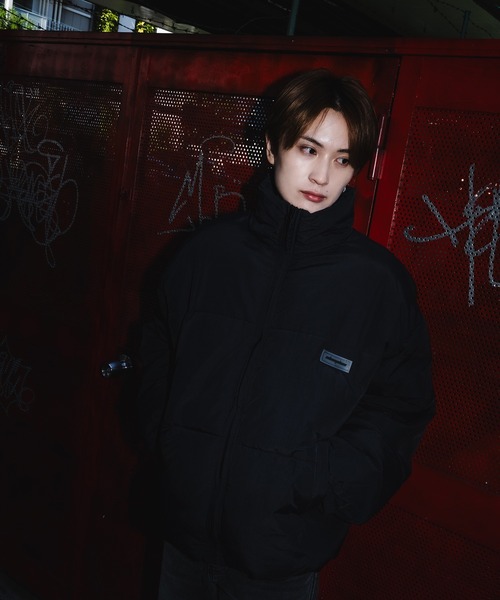 SIDEWAY STANCE（サイドウェイスタンス）の「【SIDEWAY STANCE】シリコンワッペン パデッドジャケット（ダウンジャケット/コート・メンズ・ブラック/ホワイト/カーキ・LARGE/MEDIUM/SMALL）」の18枚目の写真