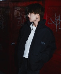 SIDEWAY STANCE（サイドウェイスタンス）の「【SIDEWAY STANCE】シリコンワッペン パデッドジャケット（ダウンジャケット/コート）」