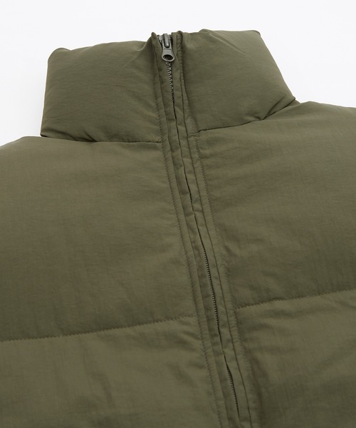 SIDEWAY STANCE（サイドウェイスタンス）の「【SIDEWAY STANCE】シリコンワッペン パデッドジャケット（ダウンジャケット/コート・メンズ・ブラック/ホワイト/カーキ・LARGE/MEDIUM/SMALL）」の5枚目の写真