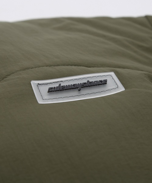 SIDEWAY STANCE（サイドウェイスタンス）の「【SIDEWAY STANCE】シリコンワッペン パデッドジャケット（ダウンジャケット/コート・メンズ・ブラック/ホワイト/カーキ・LARGE/MEDIUM/SMALL）」の6枚目の写真