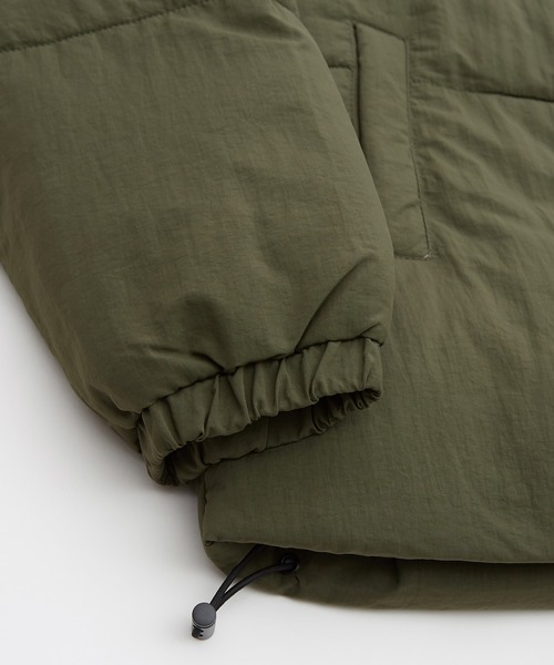 SIDEWAY STANCE（サイドウェイスタンス）の「【SIDEWAY STANCE】シリコンワッペン パデッドジャケット（ダウンジャケット/コート・メンズ・ブラック/ホワイト/カーキ・LARGE/MEDIUM/SMALL）」の8枚目の写真