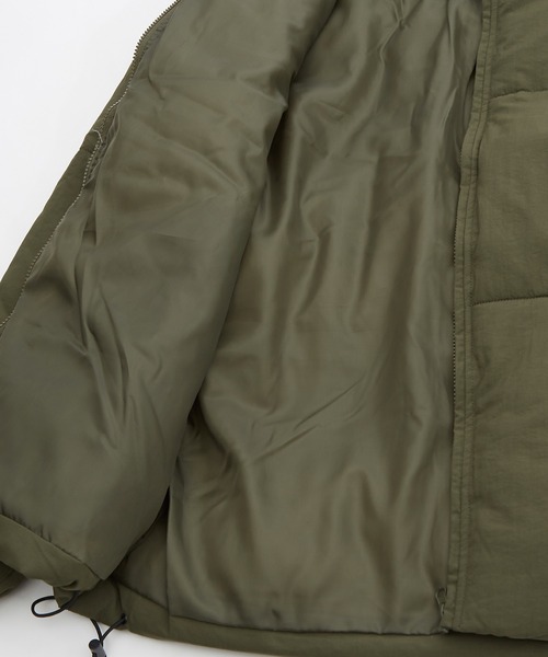 SIDEWAY STANCE（サイドウェイスタンス）の「【SIDEWAY STANCE】シリコンワッペン パデッドジャケット（ダウンジャケット/コート・メンズ・ブラック/ホワイト/カーキ・LARGE/MEDIUM/SMALL）」の10枚目の写真