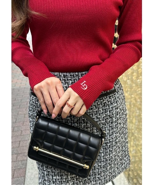 LUDICRUM(ルーディクルム)の「LD long sleeve knit top(ニット/セーター・レディース・ミント/ホワイト/ピンク/レッド/ブラック/ブルー・S/M)」の1枚目の写真